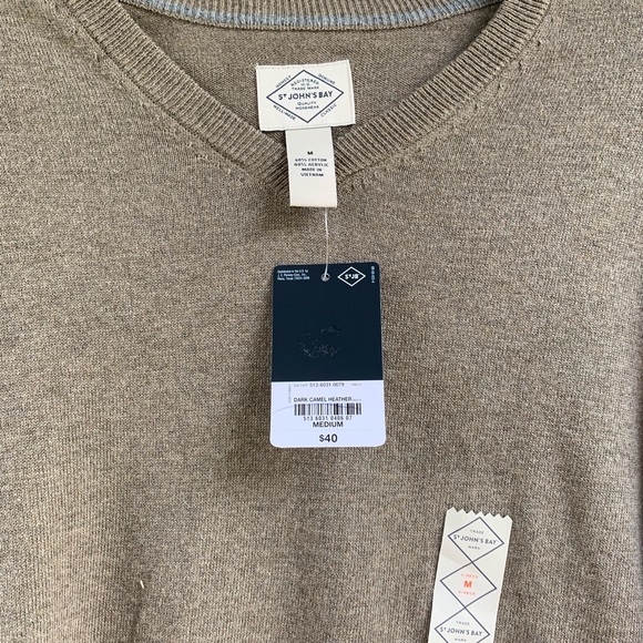 *NEW* ST JOHN’S BAY V-NECK SWEATER - Picture 3 of 3